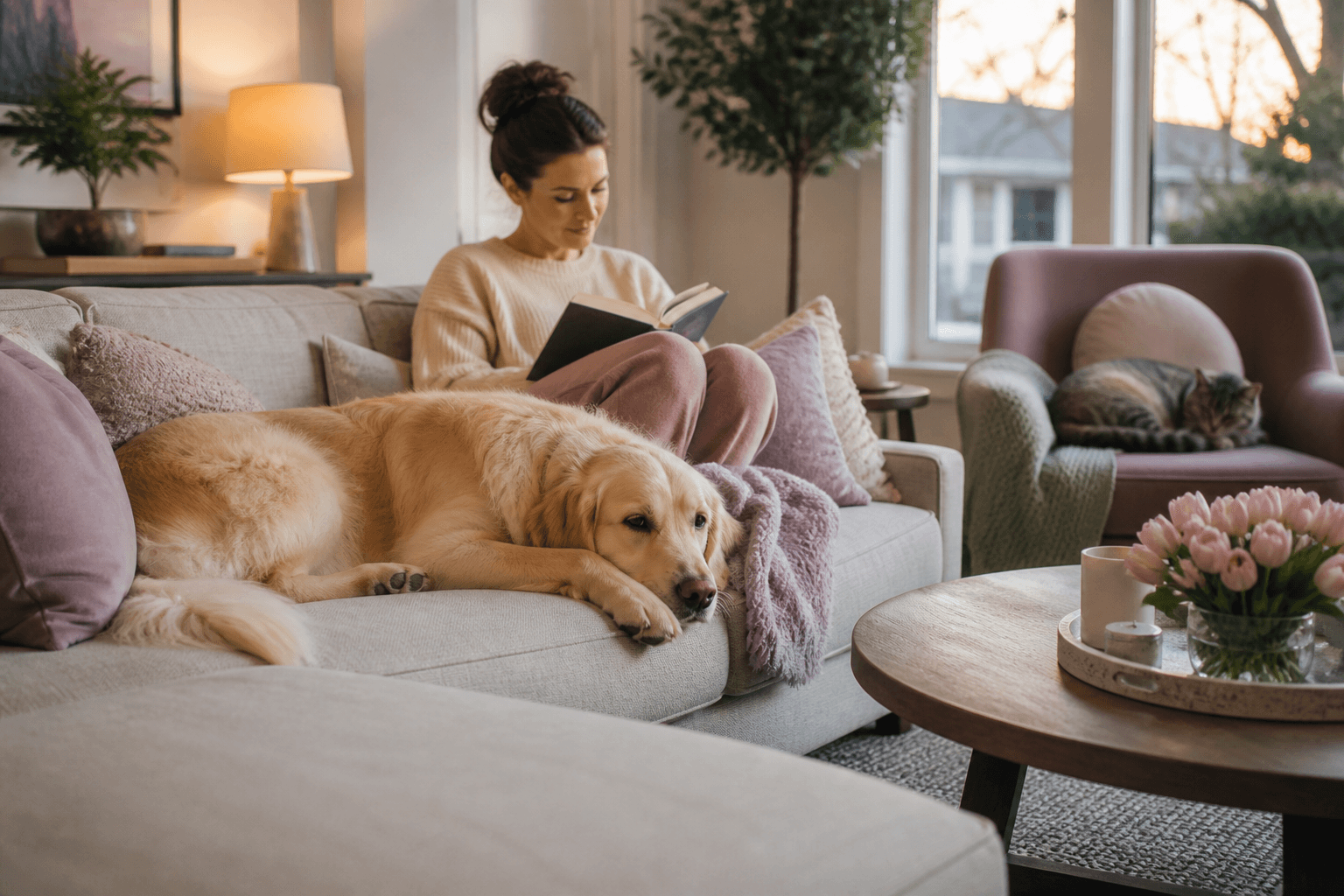 Lifestyle photography for Overnight Pet Sitting