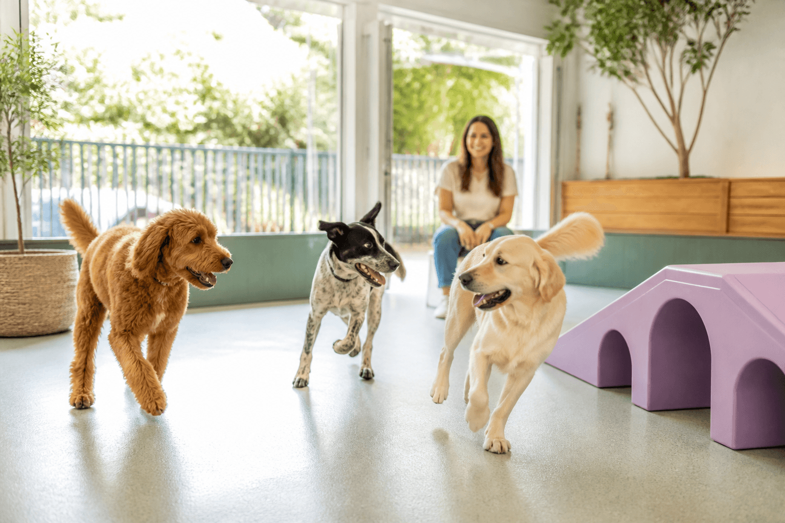 Lifestyle photography for Pet Daycare